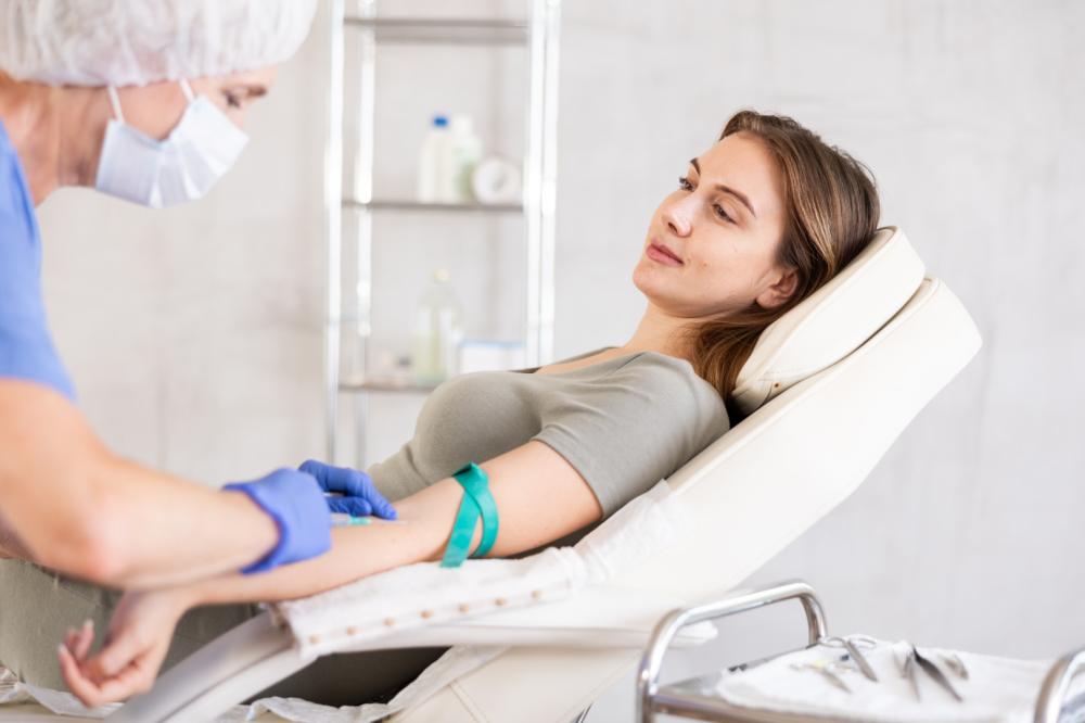 Prise de sang hopital